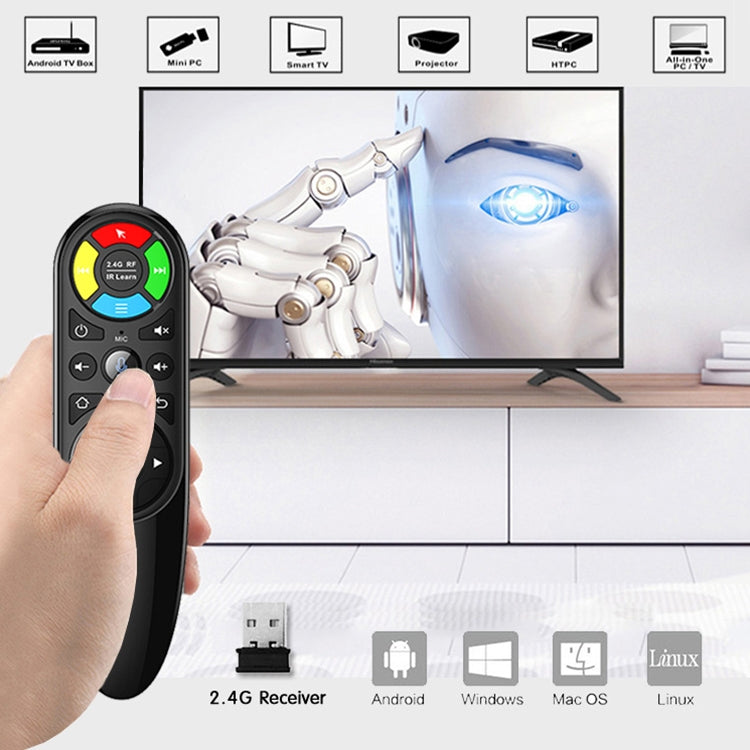 Telecomando vocale wireless Air Mouse Q6 versione standard 2.4G