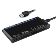 Lettore di schede multifunzione Rocketek CR7 USB3.0 Scheda CF / XD / MS / SD / TF 7 in 1, USB3.0