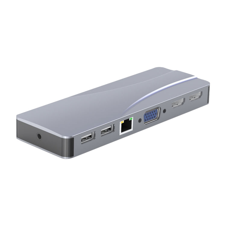 Adattatore HUB Rocketek 14 in 1 USB-C con HDMI, VGA e RJ45