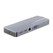 Adattatore HUB Rocketek HC452 da tipo C a 100M RJ45 + HDMI+VGA 14 in 1
