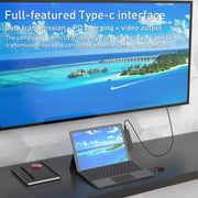 Adattatore HUB Dock di espansione multifunzionale a doppia porta Type-C Rocketek SHX5, SHX5