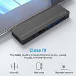 Adattatore Hub Dock doppia porta Type-C Rocketek SHX5