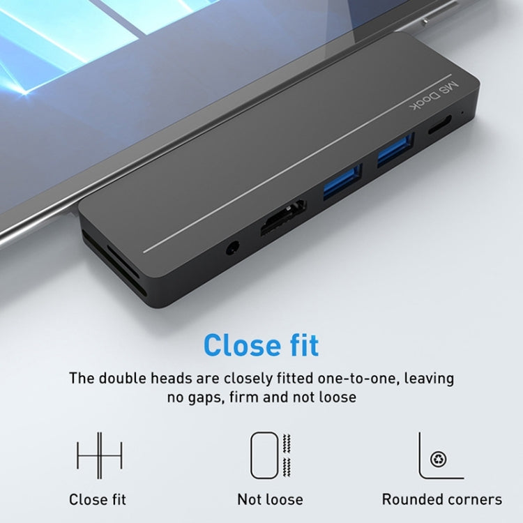 Adattatore Hub Dock doppia porta Type-C Rocketek SHX5