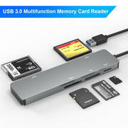 Rocketek CR308 Lettore di schede multifunzione USB 3.0 Scheda CF / CFast / SD / MS / TF 5 in 1