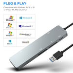 Rocketek CR308 Lettore di schede multifunzione USB 3.0 Scheda CF / CFast / SD / MS / TF 5 in 1
