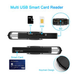 Lettore di smart card IC multifunzione Rocketek CR310-B USB 3.0 / SD / TF / SIM, CR310-B