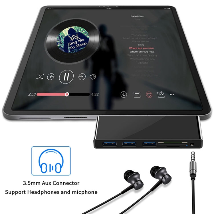 Adattatore HUB Rocketek USB 3.0 HDMI per Surface Pro GO