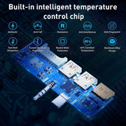 Adattatore HUB Rocketek SGO773 da tipo C a USB 3.0 / HDMI / RJ45 per Surface Pro GO, SGO773