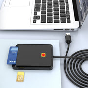 Lettore di schede Smart Card Rocketek CR317 USB 2.0 SIM/ID/CAC 2 in 1