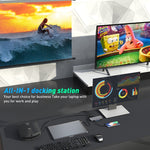 Rocketek adattatore hub USB-C 14 in 1 con HDMI 4K e RJ45