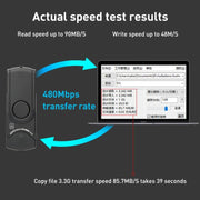 Lettore di schede SD/TF 2 in 1 Rocketek CR3 USB3.0