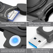 Lettore di schede SD/TF 2 in 1 Rocketek CR3 USB3.0