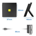 Lettore di schede/SIM 2 in 1 USB 2.0 Rocketek CR319