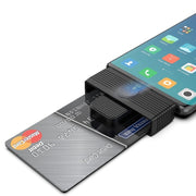 Lettore di smart card/SIM/ID/CAC Type-C Rocketek CR318-C, Type-C