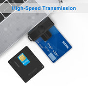 Lettore di smart card/SIM/ID/CAC Type-C Rocketek CR318-C, Type-C