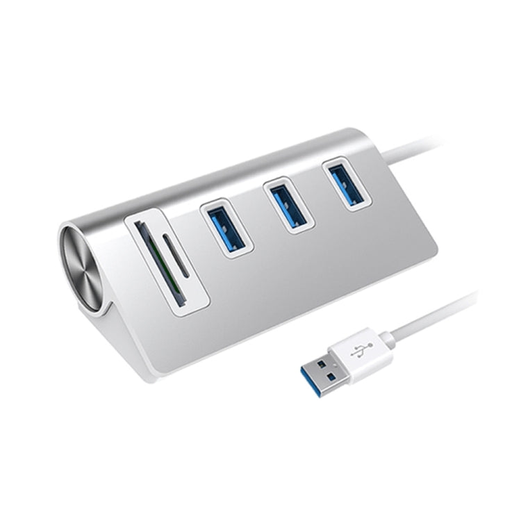 Adattatore HUB per lettore di schede USB 3.0 x 3 Rocketek HC422 + SD / TF