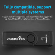 Lettore di schede SD/TF multifunzione Rocketek CR5 USB3.0
