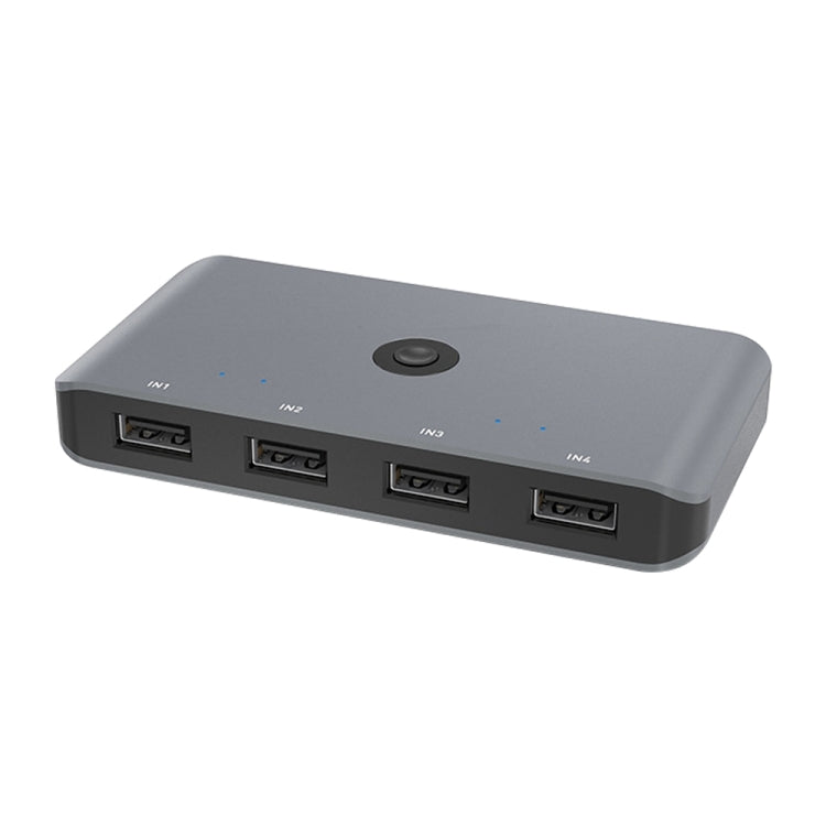 Switch KVM USB 2.0 Rocketek HC405 Convertitore di condivisione quattro in quattro uscite, USB2.0