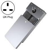 Docking station NVMe con doppia unità a stato solido M.2 USB3.1 Gen2 Rocketek ME921, presa UK, UK Plug
