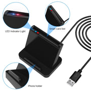 Lettore di smart card Rocketek SCR816 USB 2.0 CAC/SIM/IC/ATM