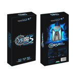 Ice Troll 5 COOLCOLD Ventola di raffreddamento portatile per laptop Dispositivo di raffreddamento dell'aria Regolatore di velocità regolabile per ventola di raffreddamento per notebook ad alte prestazioni, USB 5V (Black), USB 5V (White)