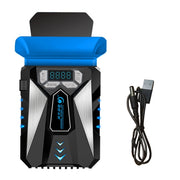 Ice Troll 5 COOLCOLD Ventola di raffreddamento portatile per laptop Dispositivo di raffreddamento dell'aria Regolatore di velocità regolabile per ventola di raffreddamento per notebook ad alte prestazioni, USB 5V (Black), USB 5V (White)
