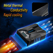 Ice Troll 5 COOLCOLD Ventola di raffreddamento portatile per laptop Dispositivo di raffreddamento dell'aria Regolatore di velocità regolabile per ventola di raffreddamento per notebook ad alte prestazioni, USB 5V (Black), USB 5V (White)