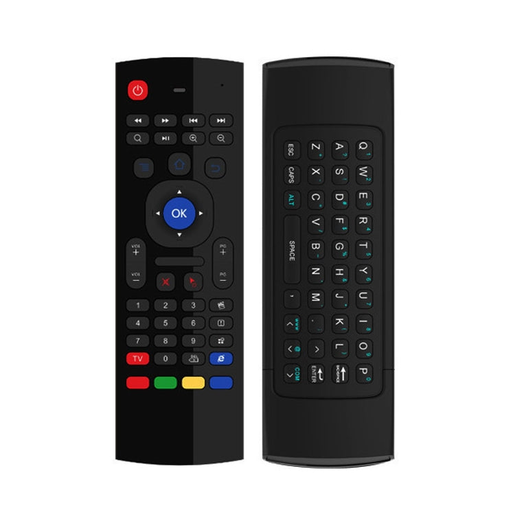 Telecomando con tastiera wireless Fly Air Mouse da 2,4 GHz versione standard MX3-L, Standard Version