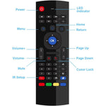 Telecomando con tastiera wireless Fly Air Mouse da 2,4 GHz versione standard MX3-L, Standard Version