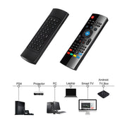 Telecomando con tastiera wireless Fly Air Mouse da 2,4 GHz versione standard MX3-L, Standard Version