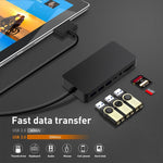 Rocketek SH701 Adattatore HUB RJ45 / USB 3.0 11 in 1 1000M per Surface Pro 5/6, For Surface Pro 5 / 6 1000M