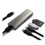 Rocketek HC463 Hub adattatore USB 3.1 Gen2 6 in 1