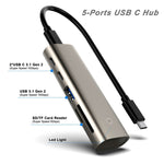 Rocketek HC463 Hub adattatore USB 3.1 Gen2 6 in 1