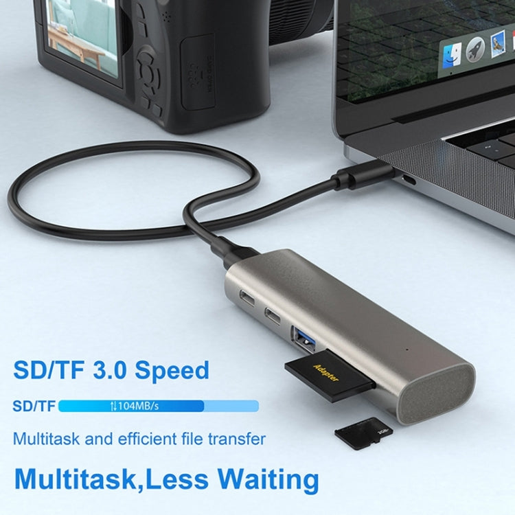 Rocketek HC463 Hub adattatore USB 3.1 Gen2 6 in 1