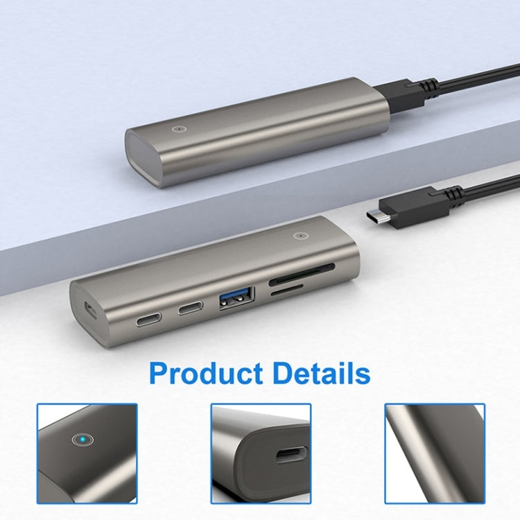 Rocketek HC463 Hub adattatore USB 3.1 Gen2 6 in 1