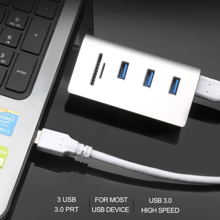 Adattatore HUB splitter USB 3.0 ad alta velocità Rocketek HUB-3PC2