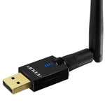 EDUP EP-DB1607 Scheda di rete adattatore Ethernet USB 2.0 WiFi dual band 600Mbps 2,4GHz e 5GHz, EP-DB1607