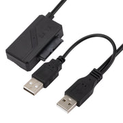 Cavo adattatore da SATA a USB 2.0 Cavo per unità ottica con alimentatore, with Power Supply
