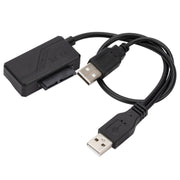 Cavo adattatore da SATA a USB 2.0 Cavo per unità ottica con alimentatore, with Power Supply