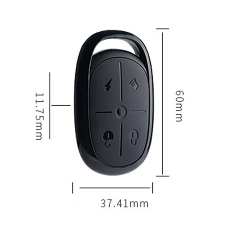 Battery Operated Car Key Remote Control for Garage Door Electric Barrier 4-Button Symbol Style 433MHZ