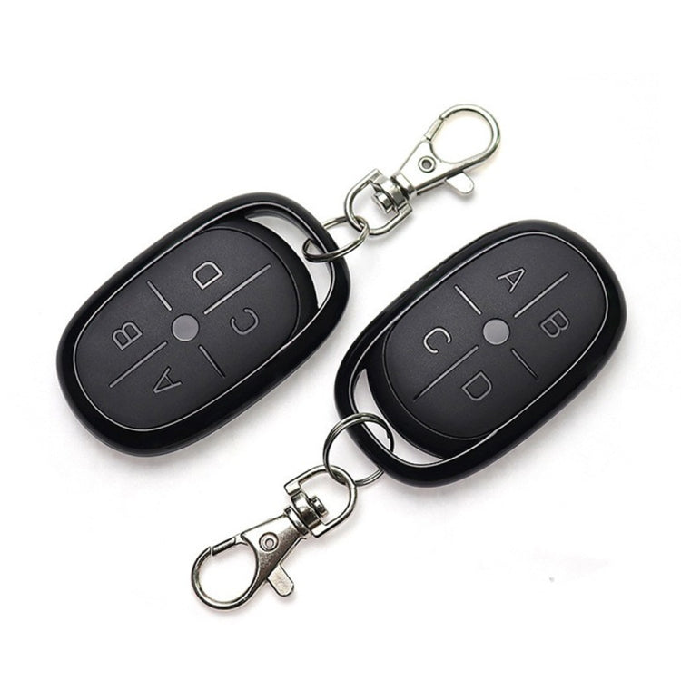 Battery Operated Car Key Remote Control for Garage Door Electric Barrier 4-Button Letter Style 433MHZ