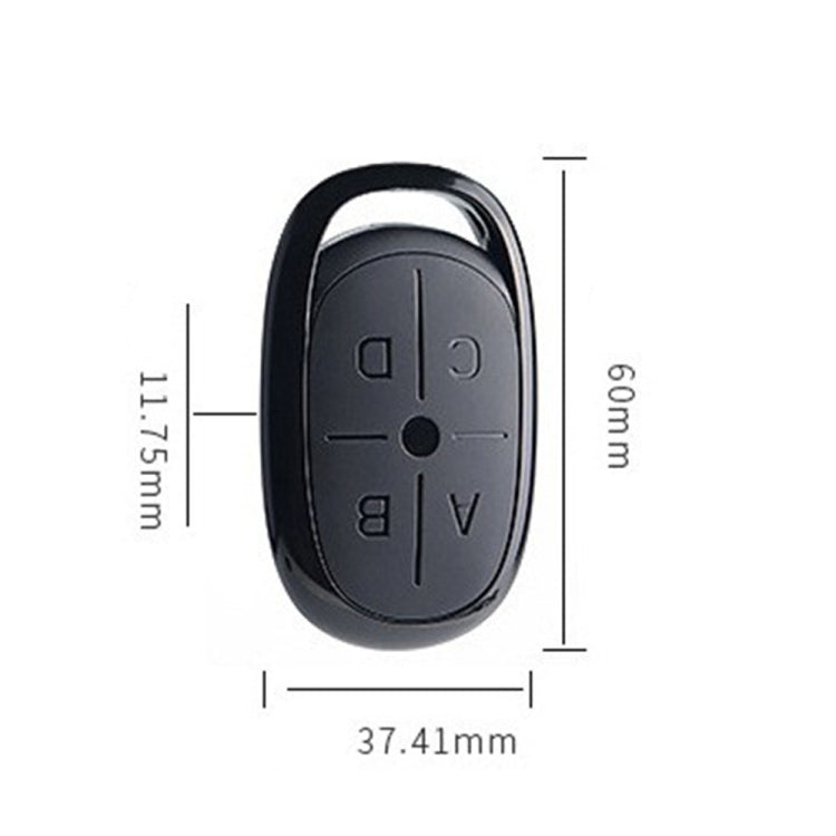 Battery Operated Car Key Remote Control for Garage Door Electric Barrier 4-Button Letter Style 433MHZ