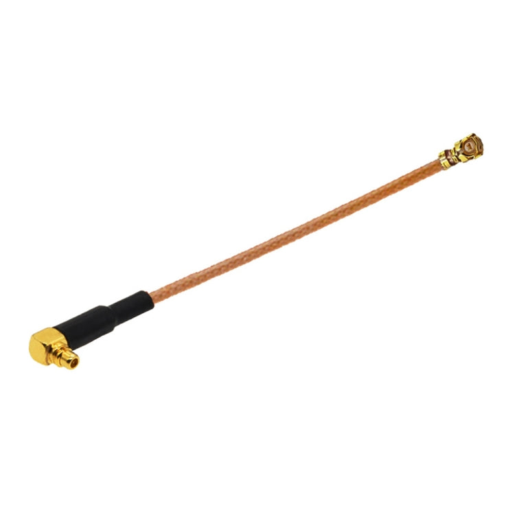 Cavo adattatore IPX femmina a GG1736 MMCX femmina gomito RG178, lunghezza: 15 cm, IPX to GG1736 MMCX Male