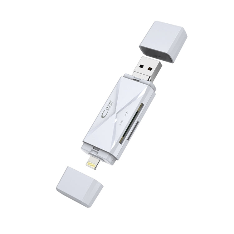 Lettore di schede multifunzione ADS-208 8 pin+USB+Micro USB