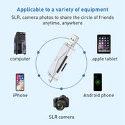 Lettore di schede multifunzione ADS-208 8 pin+USB+Micro USB
