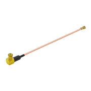 Cavo adattatore IPX femmina a GG1739 MCX femmina gomito RG178, lunghezza: 15 cm, IPX to GG1739 MMCX Male