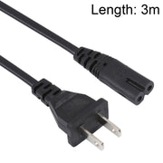Cavo di alimentazione CA per notebook americano a 2 poli di alta qualità, lunghezza: 3 m, 2 Prong Style US Plug, Length: 3m