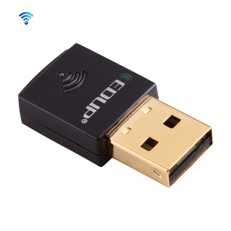 EDUP EP-AC1619 Mini Wireless USB 600Mbps 2.4G / 5.8Ghz 150M+433M Scheda di rete WiFi Dual Band per Nootbook / Laptop / PC, EP-AC1619 600Mbps (White), EP-AC1619 600Mbps (Black)