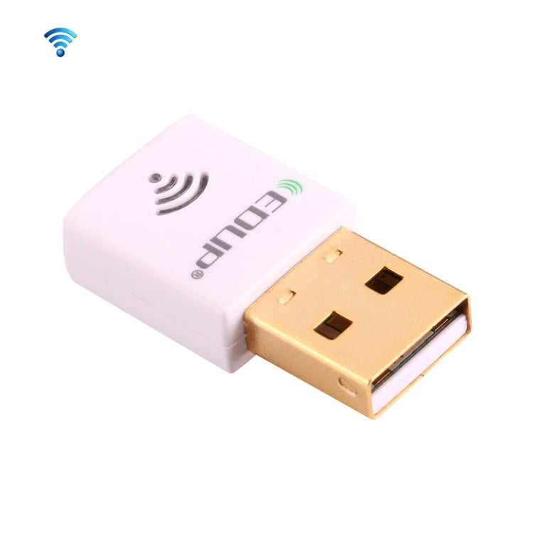 EDUP EP-AC1619 Mini Wireless USB 600Mbps 2.4G / 5.8Ghz 150M+433M Scheda di rete WiFi Dual Band per Nootbook / Laptop / PC, EP-AC1619 600Mbps (White), EP-AC1619 600Mbps (Black)