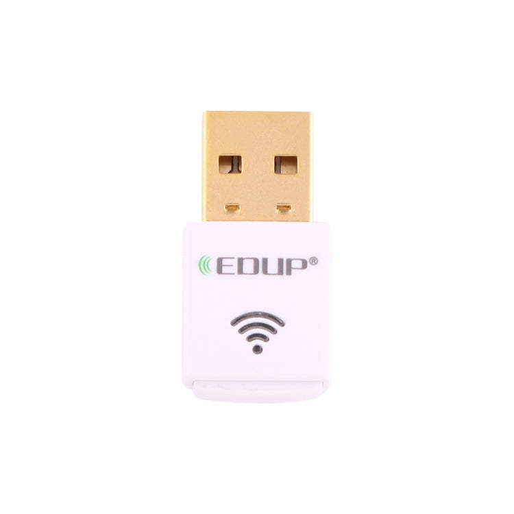 EDUP EP-AC1619 Mini Wireless USB 600Mbps 2.4G / 5.8Ghz 150M+433M Scheda di rete WiFi Dual Band per Nootbook / Laptop / PC, EP-AC1619 600Mbps (White), EP-AC1619 600Mbps (Black)